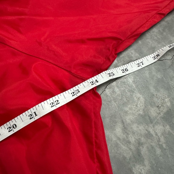 Vintage Champion Red Varsity-Style Men's Bomber Jacket - Picture 4 of 6